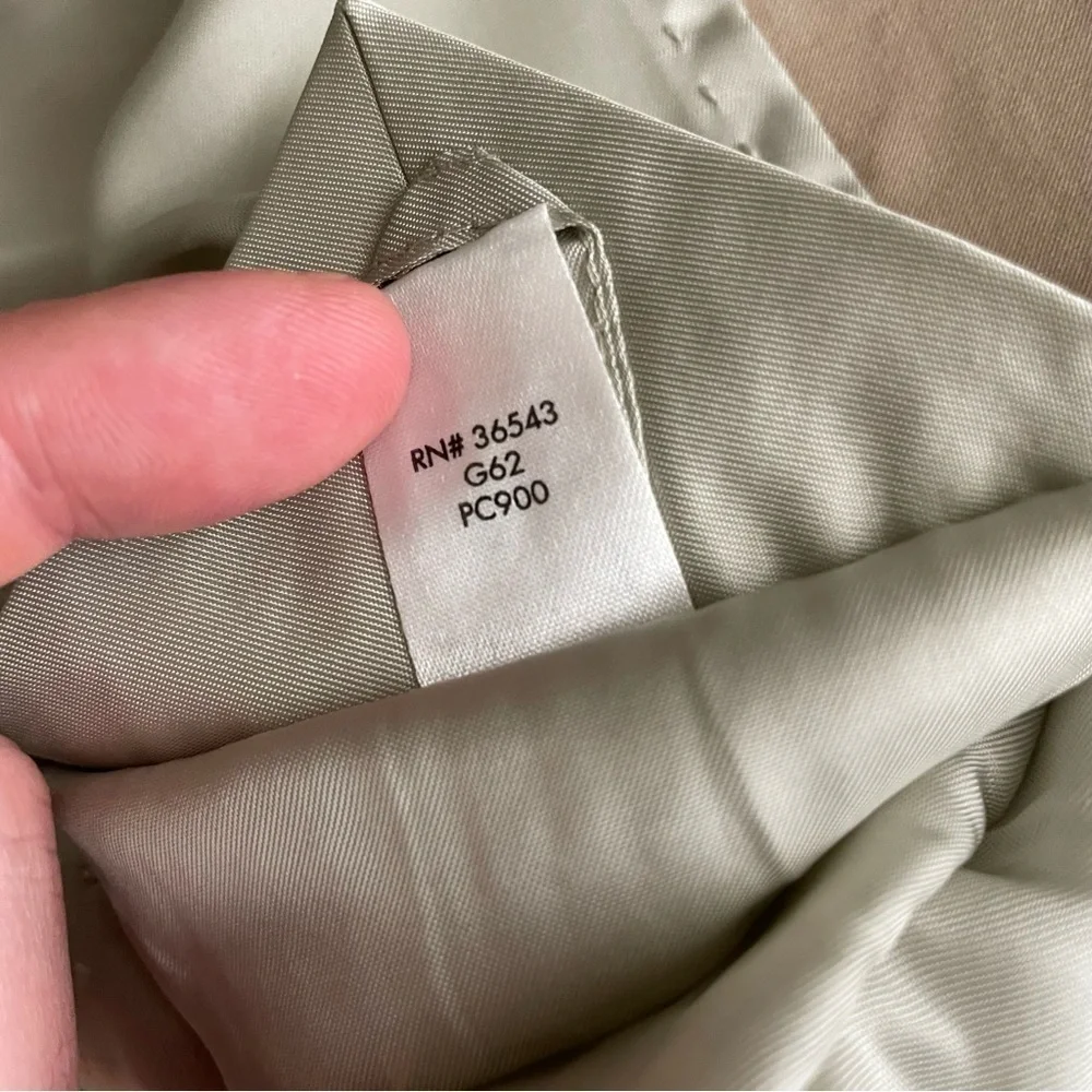 Calvin Klein Men’s Cotton Silk Blend Blazer Jacket Light Khaki Size Large New